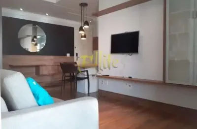 Apartamento de 01 dormitório mobiliado para locação na região do Brooklin em São Paulo, próxima a estação Morumbi!