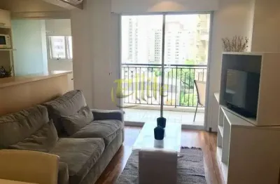 Flat para locação na vila nova conceição, prédio alto padrão totalmente mobiliado, próximo ao parque ibirapuera!