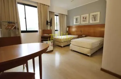 Flat para locação em moema totalmente mobiliado com serviços; próximo as faculdades insper e anhembi morumbi.