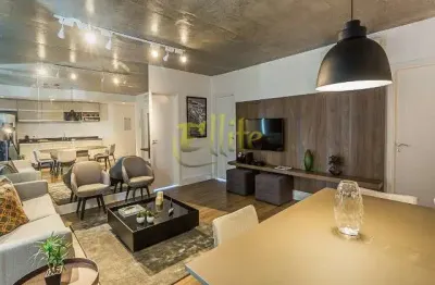 Apartamento mobiliado e decorado com 2 dormitórios para locação na região do brooklin em são paulo!