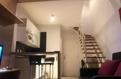 Duplex para locação na região do brooklin, totalmente mobiliado, próximo da estação berrini!