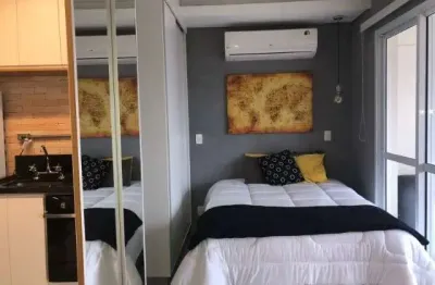 Apartamento mobiliado com 1 dormitório para locação na região do brooklin em são paulo, próximo à estação campo belo!
