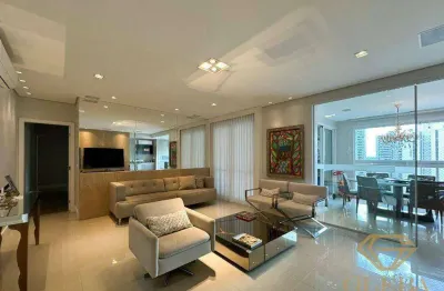 Apartamento em andar alto com 3 suítes no authentique à venda, 220 m² por r$ 2.550.000 - gleba palhano - londrina/pr