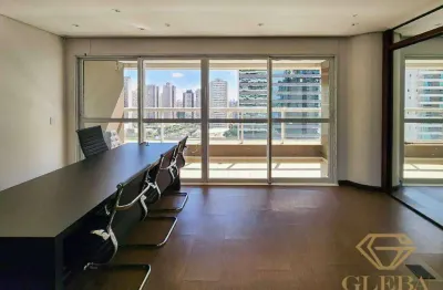 Palhano premium sala alto padrão mobiliada para locação londrina gleba palhano