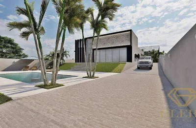 Ecovillas do lago casa alto padrão em condomínio fechado para venda sertanópolis: quadra de areia e piscina