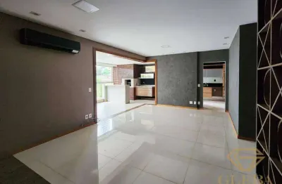 Apartamento com 3 quartos para alugar na alameda pé vermelho, gleba palhano, londrina, 136 m2 por r$ 7.900