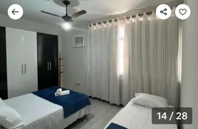 Apartamento para temporada em salvador, ondina, 3 dormitórios, 1 suíte, 2 banheiros, 1 vaga