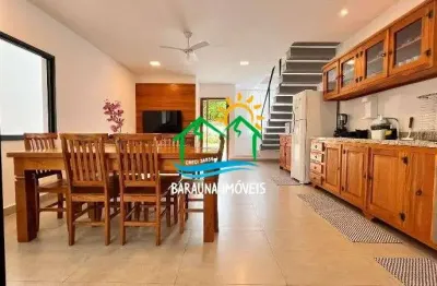 Casa em condomínio fechado com 3 quartos à venda na avenida paquetá, 81, maresias, são sebastião por r$ 1.600.000