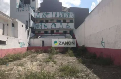 Terreno comercial para alugar na Avenida Dom Pedro II, Campestre, Santo André