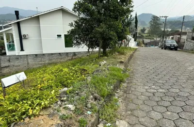Belo lote com linda vista em santo amaro da imperatriz, com escritura!