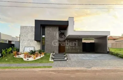 Casa em condomínio fechado com 3 quartos à venda na Avenida Deputado Federal Mário Eugênio, Parque Residencial Damha, Araraquara