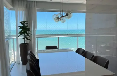 Apartamento mobiliado com 3 suítes  na meia praia  com vista mar