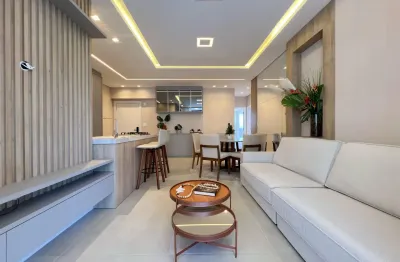 Suítes mobiliadas | 3 vagas | 128m² c/ lazer apartamento de luxo (março/23) com 128m² e 3 vagas!