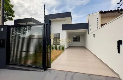 Casa para venda em maringá, parque hortência, 3 dormitórios, 1 suíte, 2 banheiros, 2 vagas