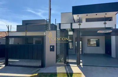 Casa para venda em maringá, jardim pinheiros, 3 dormitórios, 1 suíte, 2 banheiros, 2 vagas