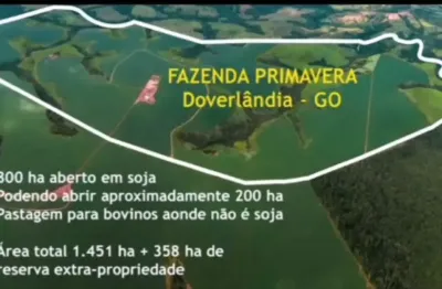Linda propriedade municipio de dorverlandia go  plantando soja a 4 anos