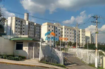 Apartamento semi-mobiliado com 1 dormitório, 1 vaga à venda, 45 m² por r$ 250.000 - residencial bosque clube - cotia/sp