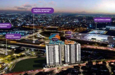 Apartamento 38m² com 2 dormitórios à venda, a partir de r$ 275.377 - itaquera - são paulo/sp