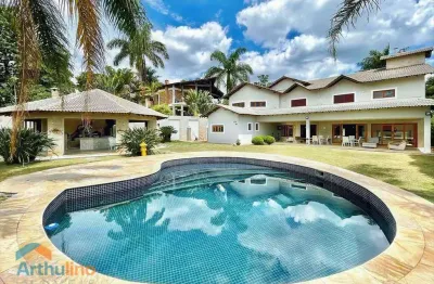 Casa com 5 dormitórios à venda, 752 m² por r$ 5.890.000,00 - são paulo ii - cotia/sp