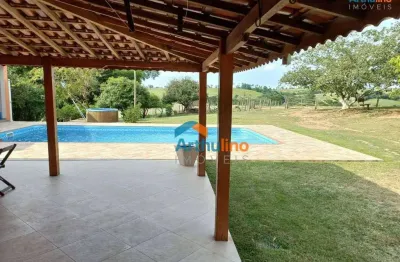 Sítio 30.000m², casa 4 dormitórios + casa de hospede + galpão, à venda, por r$ 1.300.000 - porangaba/sp