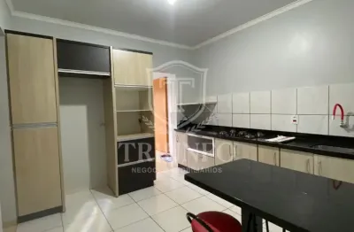 Apartamento semi mobiliado para locação, jardim pancera, toledo - pr