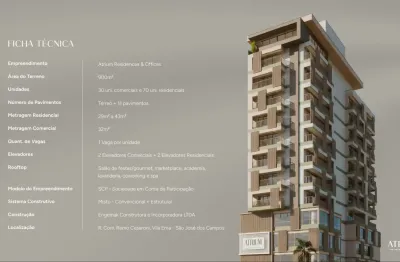 Studio na vila ema - cotas de participação - 29 m2 - fluxo de pagamento com a construtora