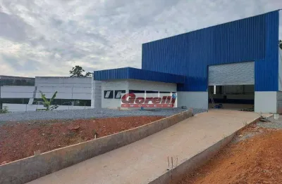 Galpão para alugar, 560 m² por r$ 16.000,01/mês - jardim jóia - arujá/sp