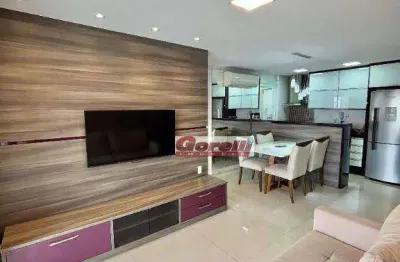 Apartamento com 2 dormitórios, 72 m² - venda por r$ 850.000 ou aluguel por r$ 5.500/mês - helbor concept - mogi das cruzes/sp