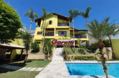 Casa com 3 dormitórios, 811 m² - venda por r$ 7.800.000,00 ou aluguel por r$ 54.500,00/mês - condomínio arujá 5 - arujá/sp