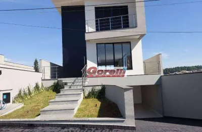 Casa com 3 dormitórios à venda, 434 m² por r$ 2.300.000,00 - condomínio arujazinho iv - arujá/sp