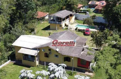 Chácara com 4 dormitórios à venda, 6657 m² por r$ 670.000,00 - estância aralú - santa isabel/sp