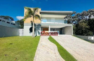 Casa com 4 dormitórios à venda, 341 m² por r$ 4.000.000,00 - condomínio verdes lagos - arujá/sp