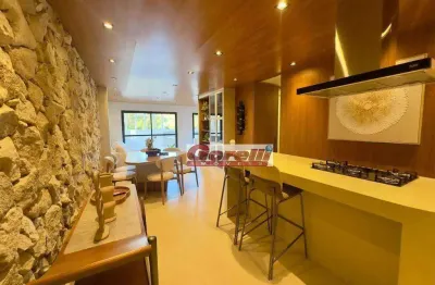 Apartamento com 3 dormitórios à venda, 141 m² por r$ 1.390.500,00 - granja viana - cotia/sp