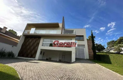 Casa com 4 dormitórios à venda, 600 m² por r$ 6.500.000,00 - condomínio arujazinho i, ii e iii - arujá/sp