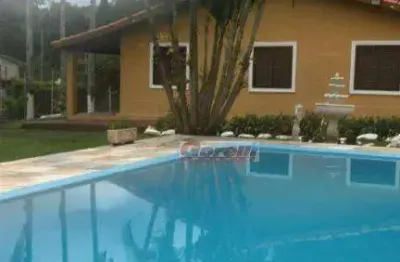 Chácara com 4 dormitórios à venda, 1680 m² por r$ 990.000,00 - parque dos jacarandás - arujá/sp