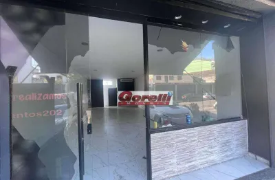 Salão para alugar, 95 m² por r$ 4.810,00/mês - jardim rincão - arujá/sp