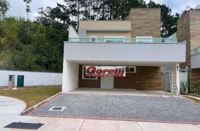 Casa com 3 dormitórios, 201 m² - venda por r$ 1.950.000,00 ou aluguel por r$ 11.290,00/mês - condominio sunville stilo - arujá/sp