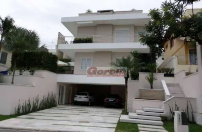 Casa com 4 suites, 700 m² - venda por r$ 6.800.000 ou aluguel por r$ 50.000/mês - condomínio arujá 5 - arujá/sp