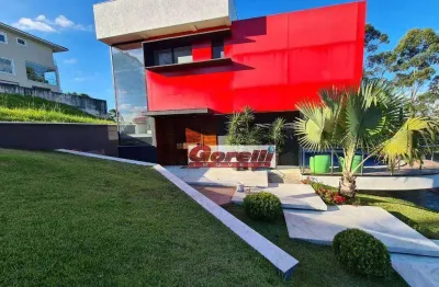 Casa com 5 dormitórios à venda, 394 m² por r$ 4.750.000,00 - condomínio real park - arujá/sp