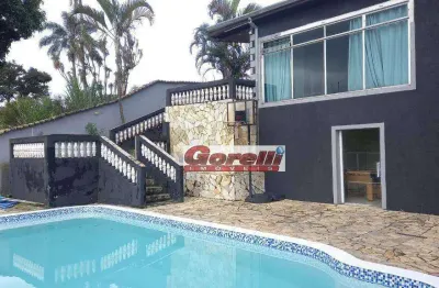 Chácara com 2 dormitórios à venda, 1288 m² por r$ 1.200.000,00 - água azul - guarulhos/sp