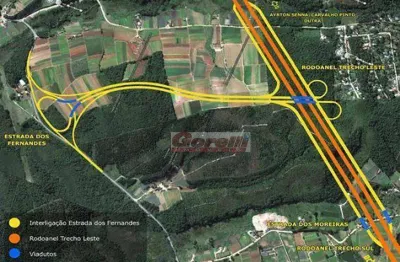 Área à venda, 121400 m² por r$ 19.700.000,00 - chácara sete cruzes - suzano/sp