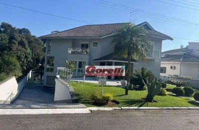 Casa com 5 dormitórios à venda, 500 m² por r$ 4.500.000,00 - condomínio hill’s i e ii - arujá/sp