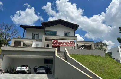 Casa com 5 dormitórios à venda, 530 m² por r$ 3.600.000,00 - condomínio hills iii - arujá/sp