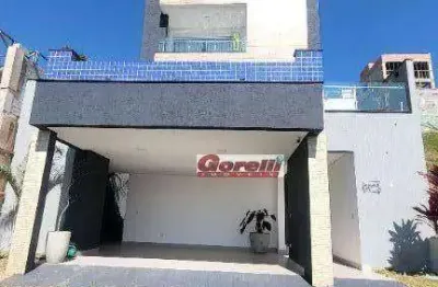 Casa com 3 dormitórios à venda, 300 m² por r$ 3.000.000,00 - condomínio aruã brisas - mogi das cruzes/sp