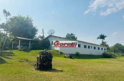 Chácara com 8 dormitórios, 12000 m² - venda por r$ 2.400.000,00 ou aluguel por r$ 10.000,00/mês - correas - arujá/sp