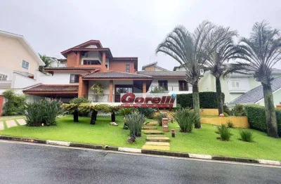 Casa com 4 dormitórios à venda, 426 m² por r$ 3.300.000,00 - condomínio arujá 5 - arujá/sp