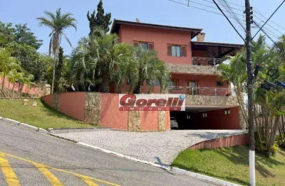 Casa com 5 dormitórios à venda, 815 m² por r$ 5.500.000,00 - condomínio hill’s i e ii - arujá/sp