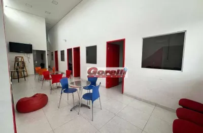Salão para alugar, 230 m² por r$ 14.400/mês - jardim cumbica - guarulhos/sp