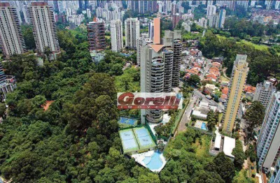 Cobertura com 5 dormitórios, 505 m² - venda por r$ 4.500.000,00 ou aluguel por r$ 22.000,01/mês - morumbi - são paulo/sp