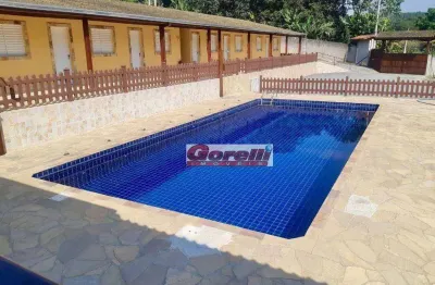 Chácara com 8 dormitórios para alugar, 1 m² por r$ 15.000,00/mês - lambari - guararema/sp